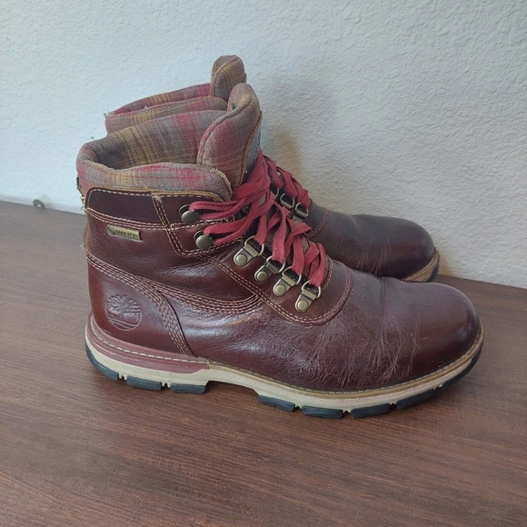 Timberland Pendleton Gore-tex Men’s Heston Leather Boots Size 8 - Picture 1 of 10